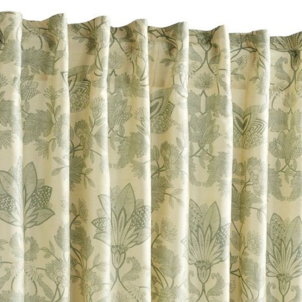 Pier 1 azure printed window panels